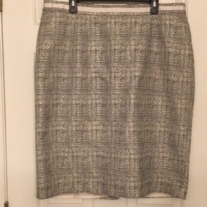 Sparkly Boden tweed pencil skirt 16L US